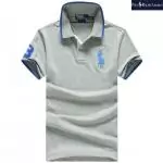 ralph lauren badges t-shirt ecussons gray